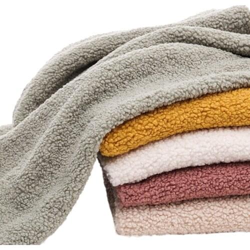 50cm*160cm Big Teddy Velvet Plush Large Grain Sheep Cashmere Large Fruit Fleece Fabric Altai velvet DIY Coat Dolls Lining Cloth