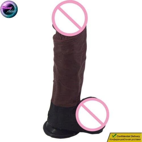 Large Silicone Dildo Realistic Penis Dick Female Masturbator w/ Suction Cup Pussy Vagina Massager Women Gay Men Anal Sex Toys