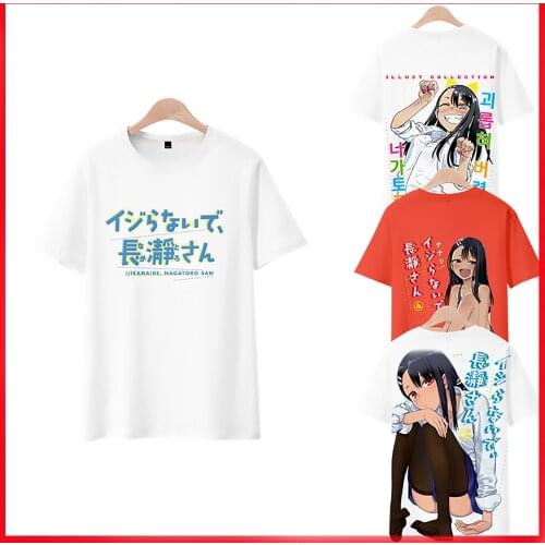 D Don't Toy With Me Miss Nagatoro San Ijiranaide Cosplay Clothes T-Shirt Main Accessories Japanese Anime 3D Transfer Printing