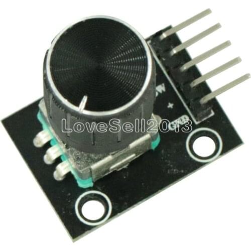 KY-040 360 Degrees Rotary Encoder Module with 15×16.5 mm Potentiometer Rotary Knob Cap for Arduino Brick Sensor Switch