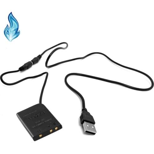 EN-EL5 EP-62A EH-62A Dummy Battery Coupler with USB Cable for Nikon Cameras Coolpix P6000 P80 P90 P100 P500 P510 P520 P530 S10