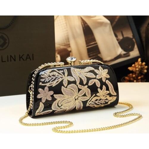 ICEV Women's Clutches On A Chain