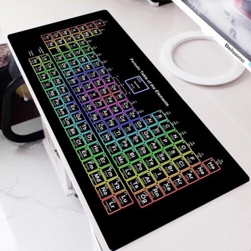 Mouse Pad Pc Anime Mat For Mousepad Large Keyboard Gaming Computer Game Deskmat Laptop Pads Desk Periodic Table Of The Elements
