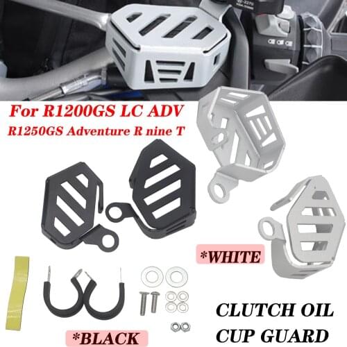 For BMW R1250GS Adventure R1200GS R 1200 GS LC Adv R nineT R 1250 RS Front Brake Reservoir Clutch Oil Cup Guard Protector Cover