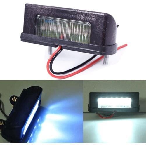 Practical 12V LED Number Licence Plate Light Rear Tail Lamp Truck Trailer Lorry #63588
