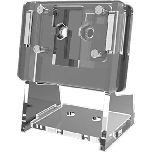 1Set Transparent Acrylic 5MP Camera Holder Clear Support Bracket Case for Raspberry Pi 1-4 for V2 Official Camera Kit