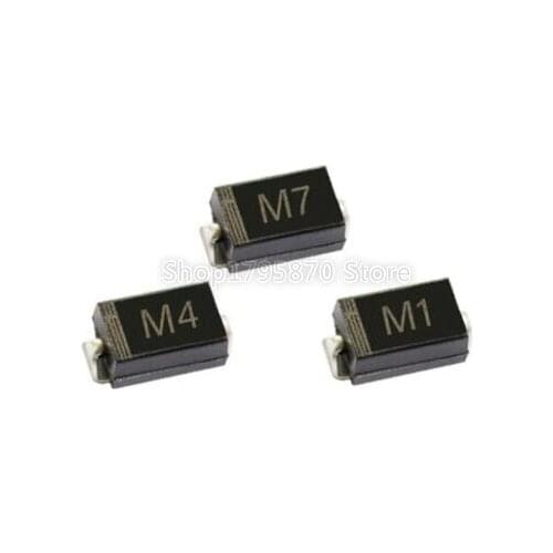 SMD Rectifier Diodes SMA Rectifier Diode M1 1N4001 M4 1N4004 M7 1N4007 A7 1N4007W