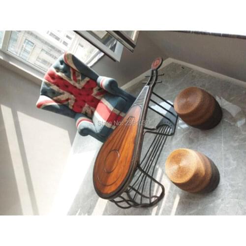 Chinese Zen Table Southeast Asia Ancient Pipa Tea Table Solid Oak Wood coffee table for Living room/balcony/tearoom