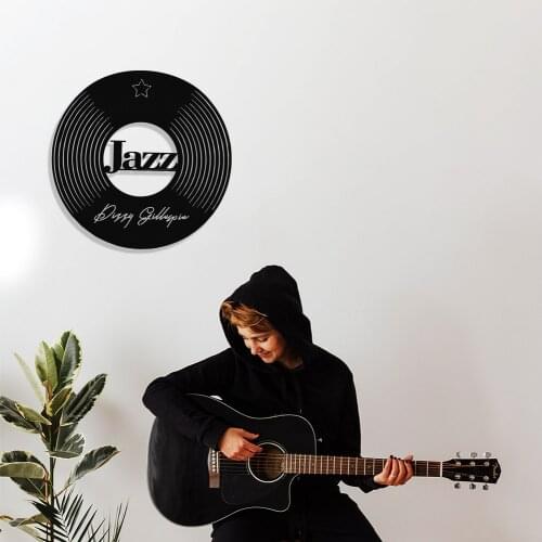 The King of MIGNATIS Jazz Music Dizzy Gillespie Design Metal Wall Decor - Kitchen Wall Decor, Office, living Room