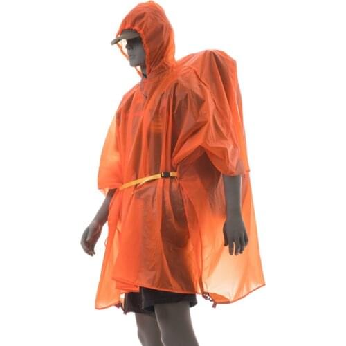 Single Person Ultralight Hiking Cycling Raincoat Outdoor Awning Camping Mini Tarp Sun Shelter 15D Silicone