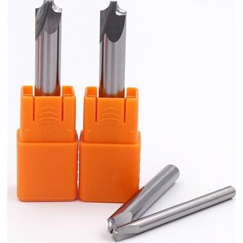 Tungsten steel aluminum chamfering tool R knife 2 edge anti R milling cutter circular knife R0.5 1 R2 R3 R4 R5