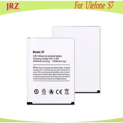 1LOT=10PCS Battery 2500mAh battery For Ulefone S7 phone Replacement Batteries For Ulefone S7