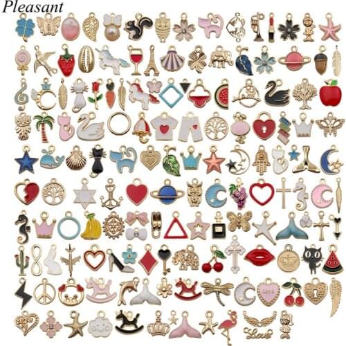 150PCS/Set Bracelet Keychain DIY Accessories Necklace Earrings Handmade DIY Jewelry Pendant Wholesale