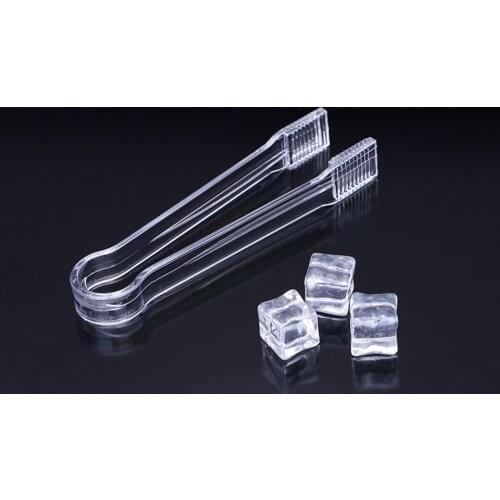 16cm Useful Ice Tongs Plastic Clip Food Salad Wedding Party Bar KTV Buffet Sweet Bread Cake Clip