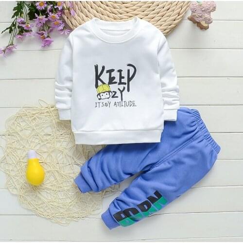 Childrens Clothing Baby Long Sleeve Two Piece Set 1-4 Year Old Girl Spring And Autumn New Cartoon Leisure Sports Suit