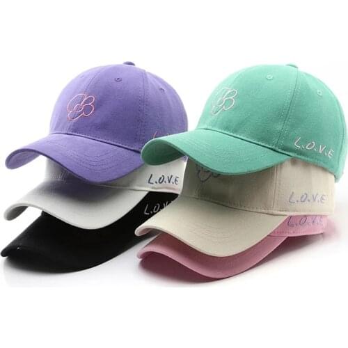 Cotton Flower Embroidery Baseball Cap for Women Fashion Sun Hat Girls Snapback Hat Casual Summer Sun Hat Outdoor Sports Hat