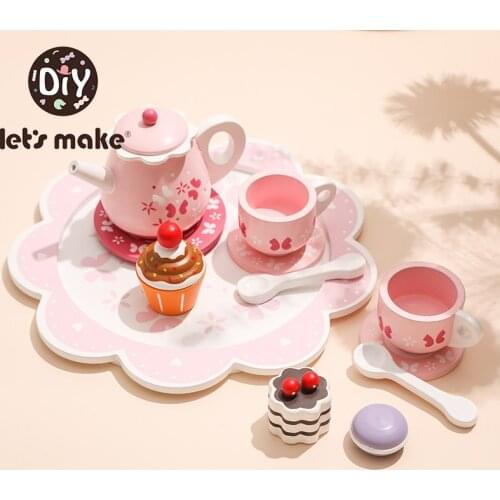 Play House Afternoon Tea Toy Set Kids Baking Set Girls Kitchen Toys Girls Toy Play Set Friends Game Baby Toy Birthday Gift 2020