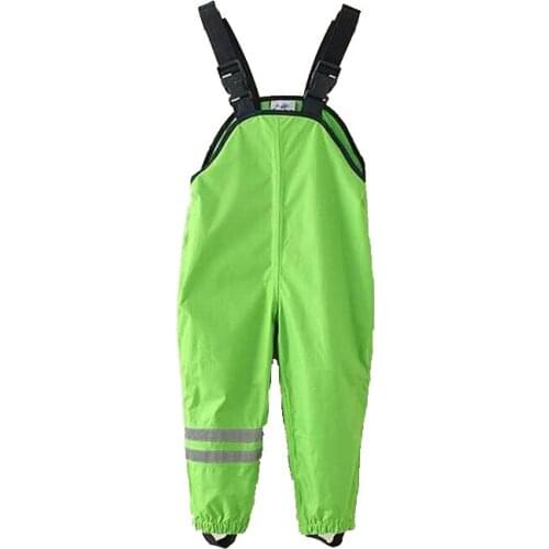1-9 years old childrens overalls, waterproof pants, boys and girls