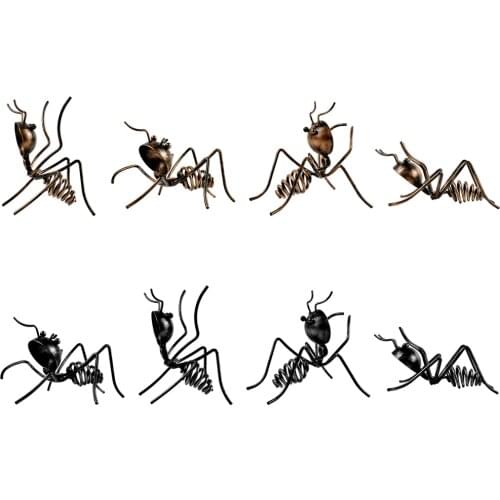 Creative Wine Rack Holder Metal Wire Art Ant Wine Holder Free Standing on Countertop