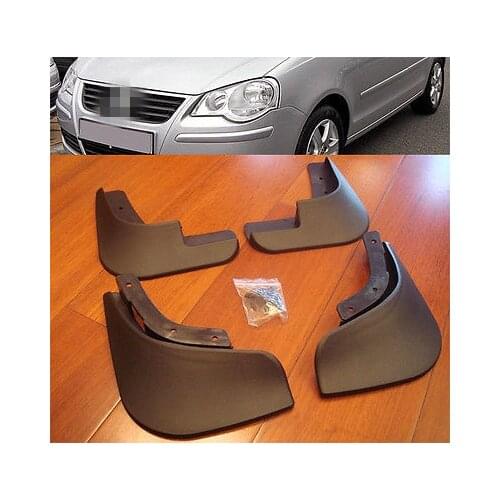 SET FIT FOR POLO MK4 9N3 MUD FLAPS SPLASH GUARD MUDGUARDS