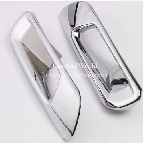 Front Fog Light Lamp Cover Foglight Trims For Toyota Camry 2018 2019 ABS Chrome Sticker Car-Styling Accessories