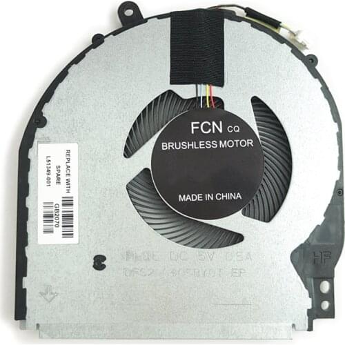 New Original CPU Cooling Fan for HP TPN-W140 15-DQ 15-DQ0853CL 15-DQ0953CL 15-DQ1003CA 15-DQ1018NA 15-DQ1052NR Cooler L51349-001