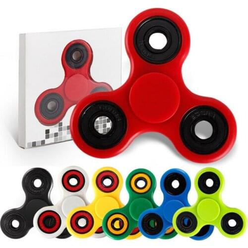 New Style Plating Metallic Anti Stress EDC Toys Hand Spinner Fingertip Gyro For Kids/Adult Funny Anti Stress Toys