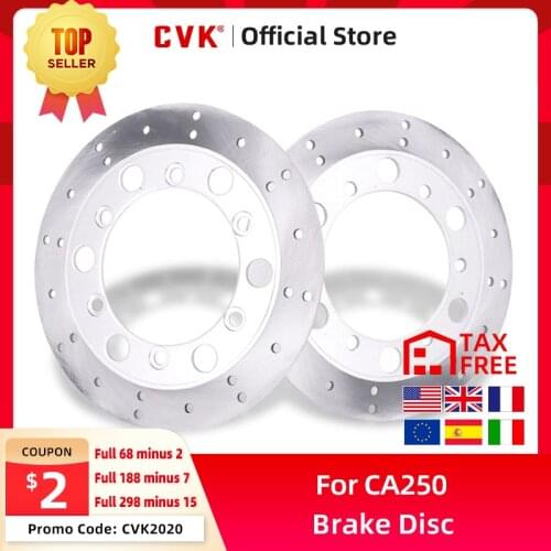 Front Brake Disc Plate Brake Disks For Honda CA250 DD250 125