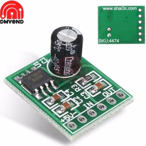 XPT8871 XH-M125 Mono Power Amplifier Board Lithium Battery Amplifier Board 6W 5V 1A Opera Sing Machine Module 5W for Navigator