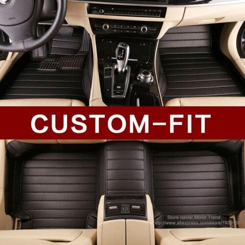 Custom fit car floor mats for Renault Scenic Fluence Latitud Koleos Laguna Megane cc Talisman 3D car styling carpet floor liner