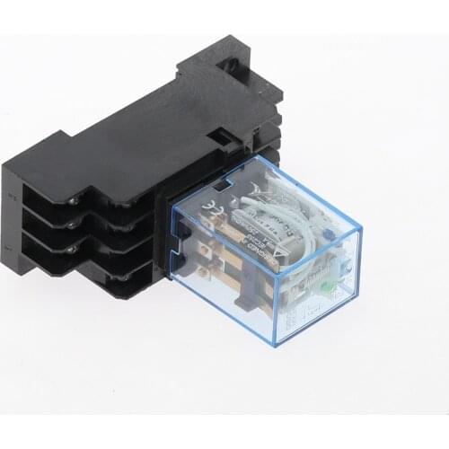 1set 3pdt my3n general purpose relay my3nj power relay my3 11pins with socket