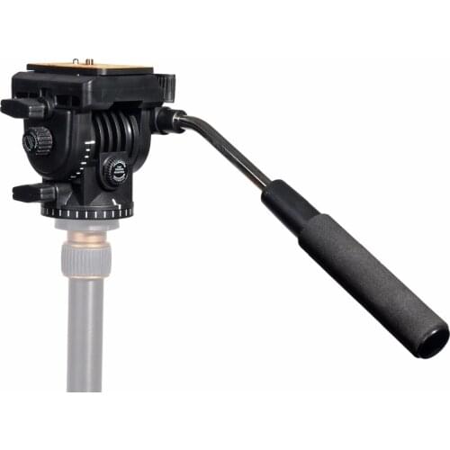 KINGJOY VT-1510 Pan Head Video Camera Tripod Action Fluid Drag for Canon Nikon Sony DSLR Camera Camcorder Shooting Filming