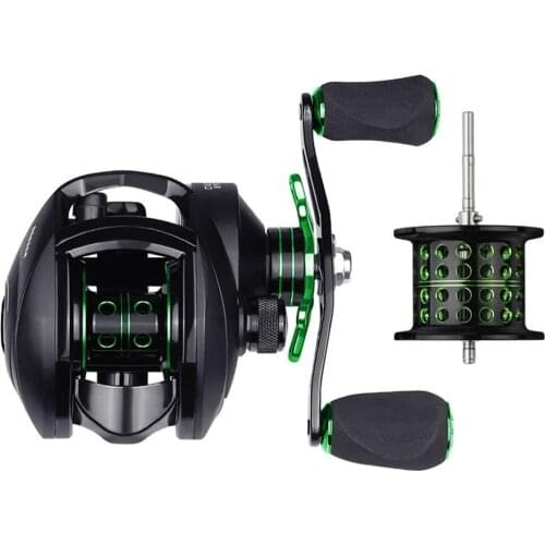 SIECHI BS2000 II Baitcasting Reel 8.1:1 6.3:1 Gear Ratio Reel Freshwater Aluminum Spool 8 KG Drag Fishing Coil