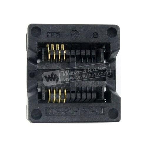 SOP8 SOIC8 OTS-8(20)-1.27-01 Enplas IC Test Burn-In Socket Programming Adapter 5.4mm Width 1.27mm Pitch