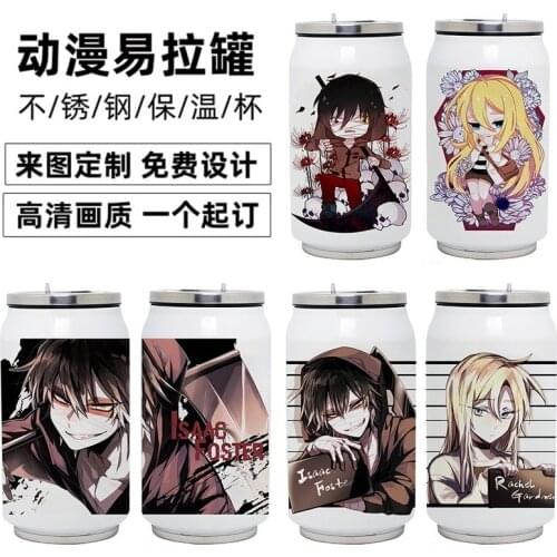 Anime Angels of Death Stainless Steel Thermos Cup Foster Ray DIY Cosplay Vacuum Cup Toy Gifts 350ml