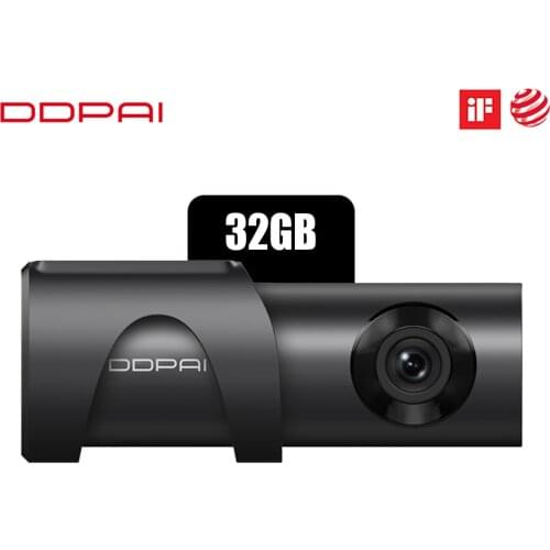 DDPai Mini3 Drive Recorder 1600P High Definition 32G Motion Detection Night Vision Wide Angle Gifts for Vehicles