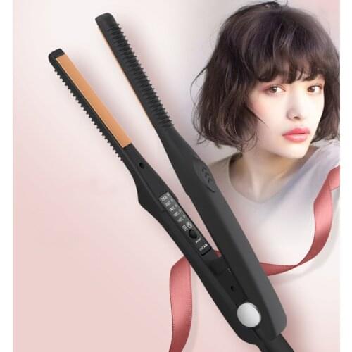 Hair Straightener Flat Irons Straightening Brush Hot Heating Comb Hair Straight Styler Corrugation Curling Iron Hair Curler Comb