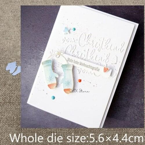 XLDesign Craft Metal Cutting Die cut dies gloves socks decoration scrapbook Album Paper Card Craft Embossing die cuts