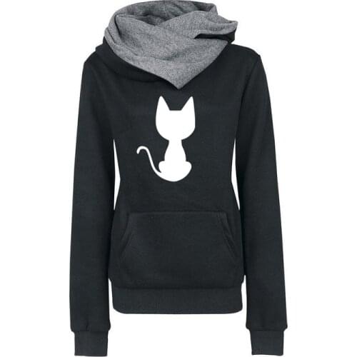 2021 Womens Fashion Sweatshirts Hoodies Autumn Winter Casual Harajuku Hooded Jacket Plus Size Streetwear Tops Women Clothing