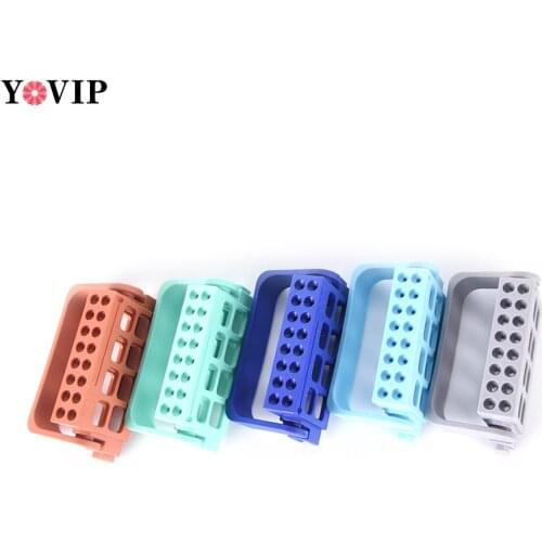1pcs Dental Endo Dispenser Endodontic File Drill Stand Holder Autoclavable Dental Lab Instrument Block Holders