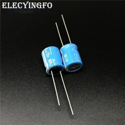 100pcs 100uF 35V100UF NICHICON BT Series 10x12.5mm High reliable 35V100uF Aluminum Electrolytic capacitor