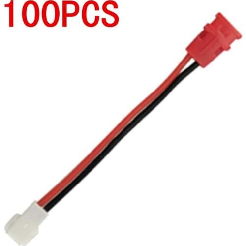 100PCS 3.7V Lipo Battery Charger Transfer Line Adapter Accessory for SYMA X5UW X5UC X5HW X5HC X5A-1 X15C X15W Conversion Cable