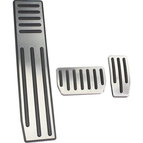 3pcs stainless steel Accelerator Foot Rest Modified Pedal Pad for TESLA Model X 2016 2017 2018 Model S 2014-2018 Pedals