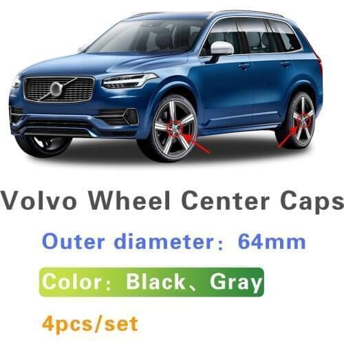 4pcs 64mm Auto Car Wheel Center Hub Caps Rim Covers For Volvo XC90 XC70 XC60 V40 V50 V60 V70 V90 S50 S60 S70 S90 3546923