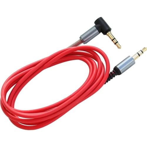 3.5mm 90 degree right angle audio cable jack 3.5mm aux cable for Phone car headphone speaker aux cord MP3/4