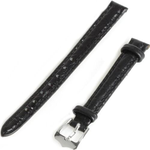 New product Black watches bracelet watchbands genuine leather strap watch band 10mm 12mm 14mm 16mm 18 20 22mm watch accessories