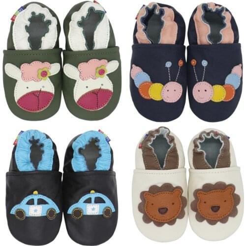 Carozoo Baby Shoes Soft bebe Leather Baby Boys Girls Infant toddler Moccasins Slippers First Walkers sneakers