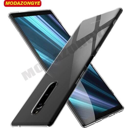 For Sony Xperia 1 Case Sony 1 Case Silicone Soft Transparent TPU Cover Phone Case For Sony Xperia 1 J8110 J8170 J9110 Sony1 Case