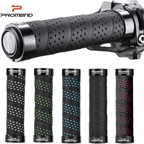 PROMEND Bicycle Handlebar Cover Grips Aluminum Alloy Bike Grip Anti-slip Shock-absorbing Cycling Grip Bicycle Parts