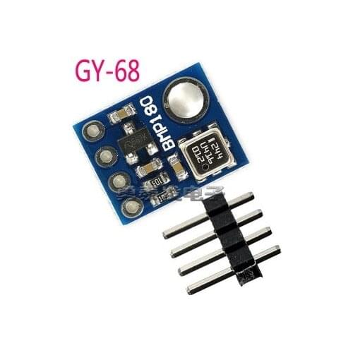 1pcs GY-68 BMP180 GY68 Digital Barometric Pressure Sensor Board Module compatible with BMP085 For Arduino